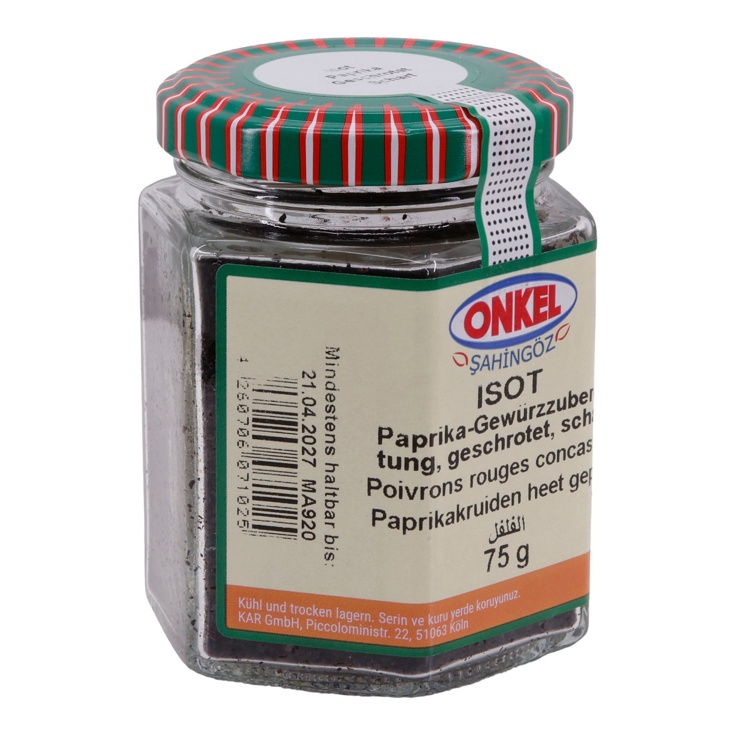 Isot Onkel Şahingöz | Paprikakruidenmix | Gemalen, pittig | 75 g