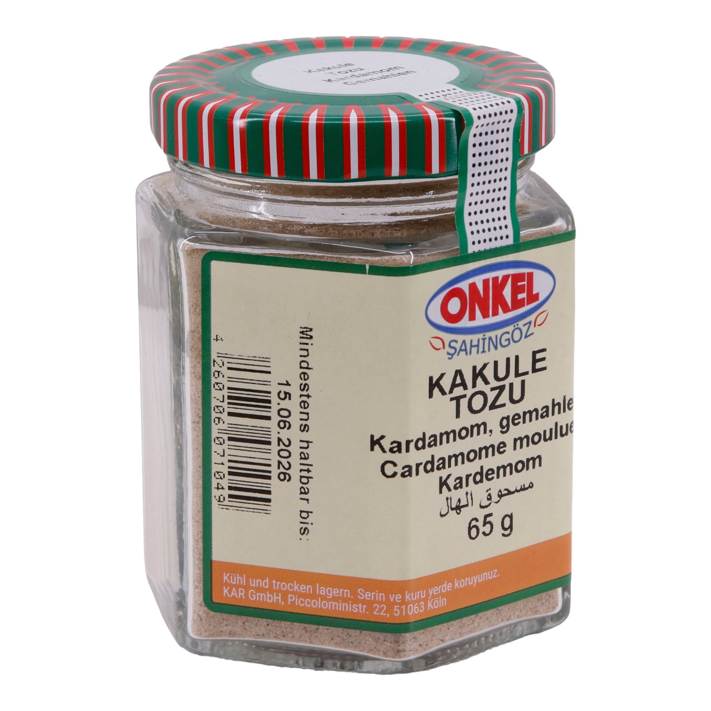 Poudre de Kakule Onkel Şahingöz | Cardamome | Moulue | 65 g