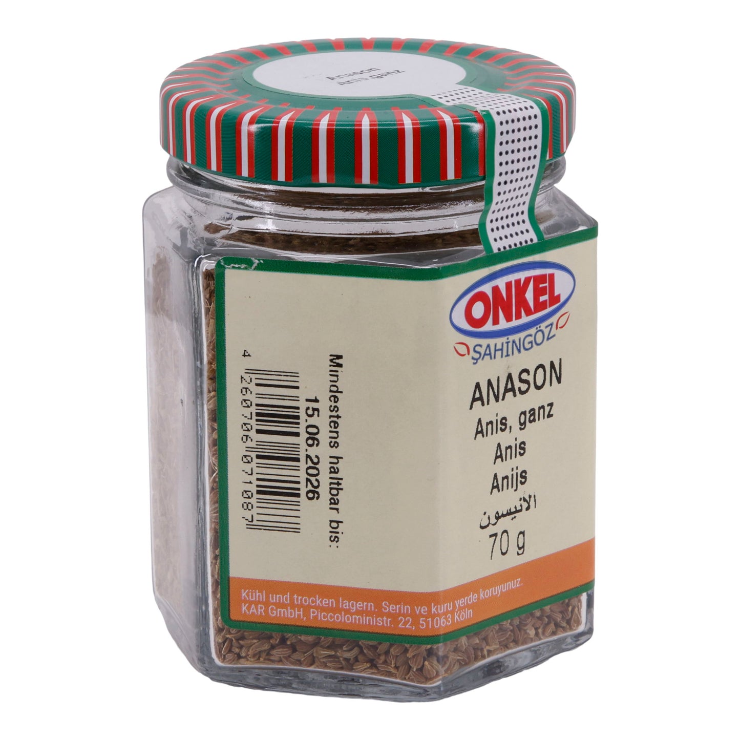Épice Onkel Şahingöz Anason | Anis entier | 70 g