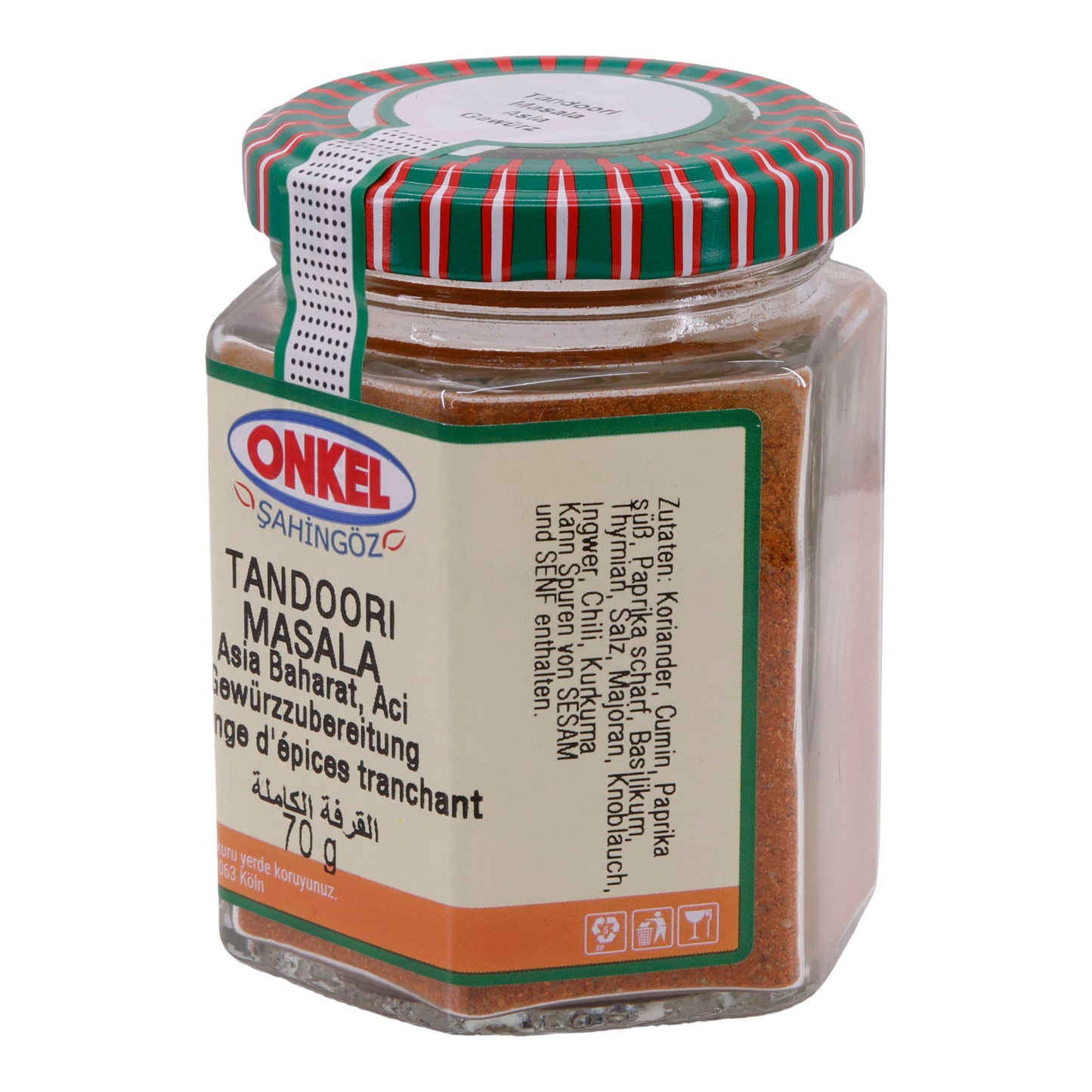 Tandoori Masala Onkel Şahingöz | Scharfe Gewürzmischung | 70 g
