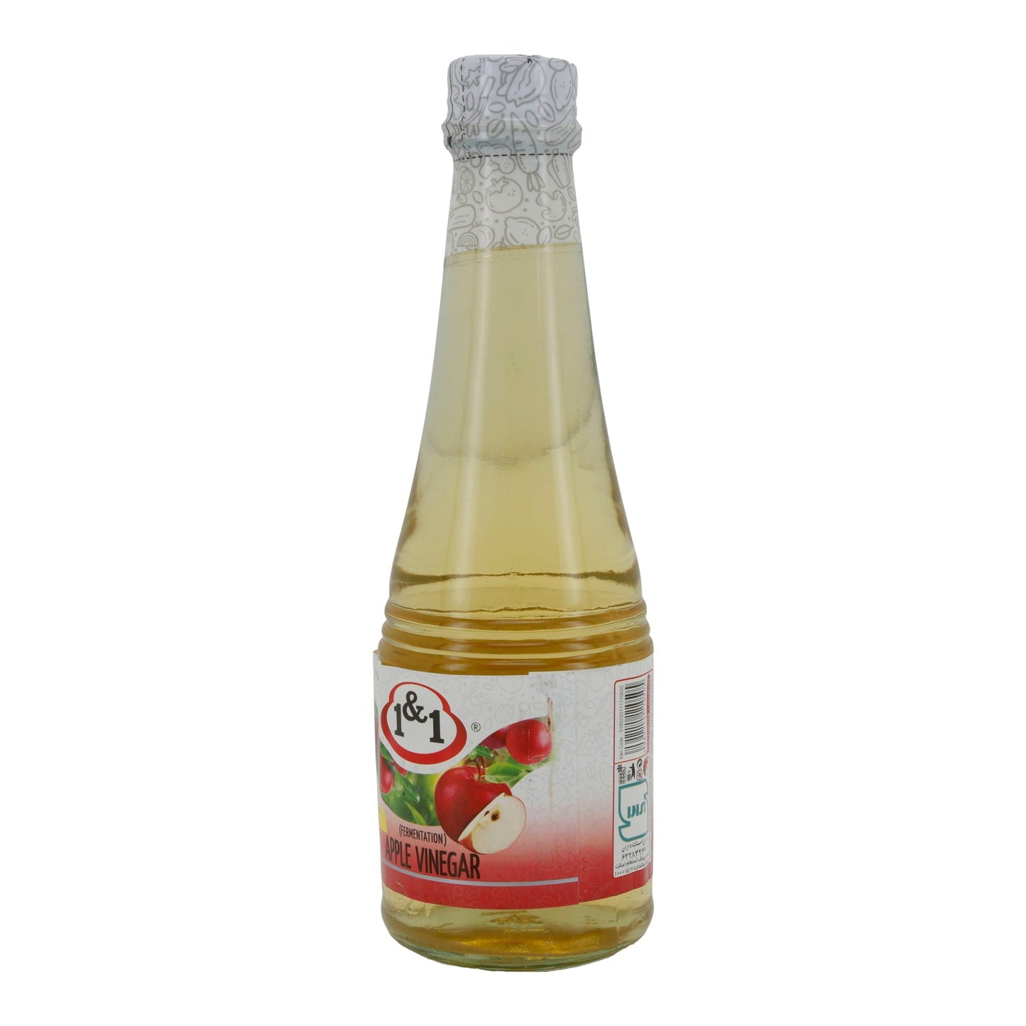 Apfelessig 1&1 | Natürlich fermentiert | Ideal für Salate & Haushalt | 320 ml Espido