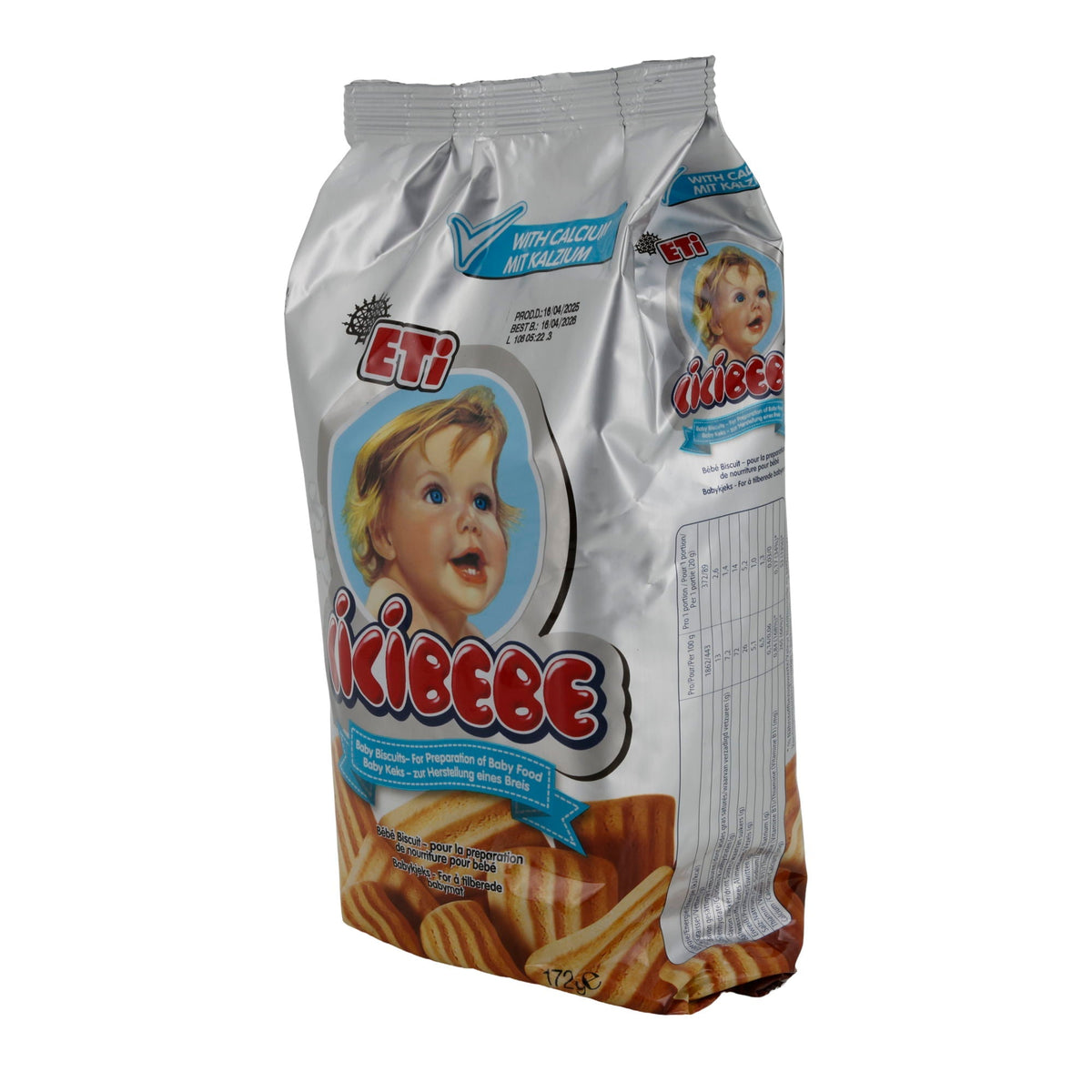 Babykekse ETi Cicibebe | Babynahrung | mit Kalzium angereichert | 172 g Cici