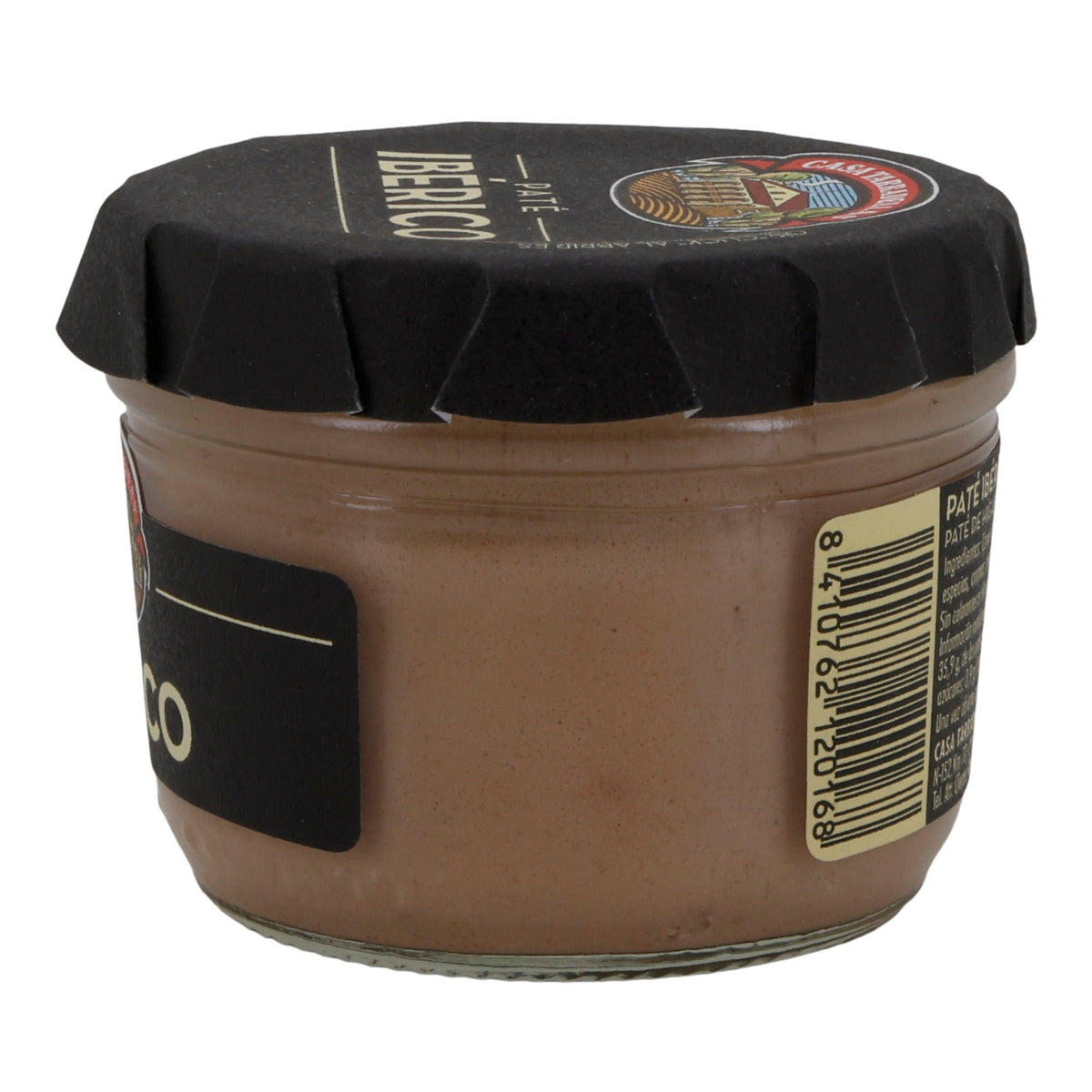 Brotaufstrich Casa Tarradellas | Paté Ibérico | Würziger Geschmack | 125g Glas Silca