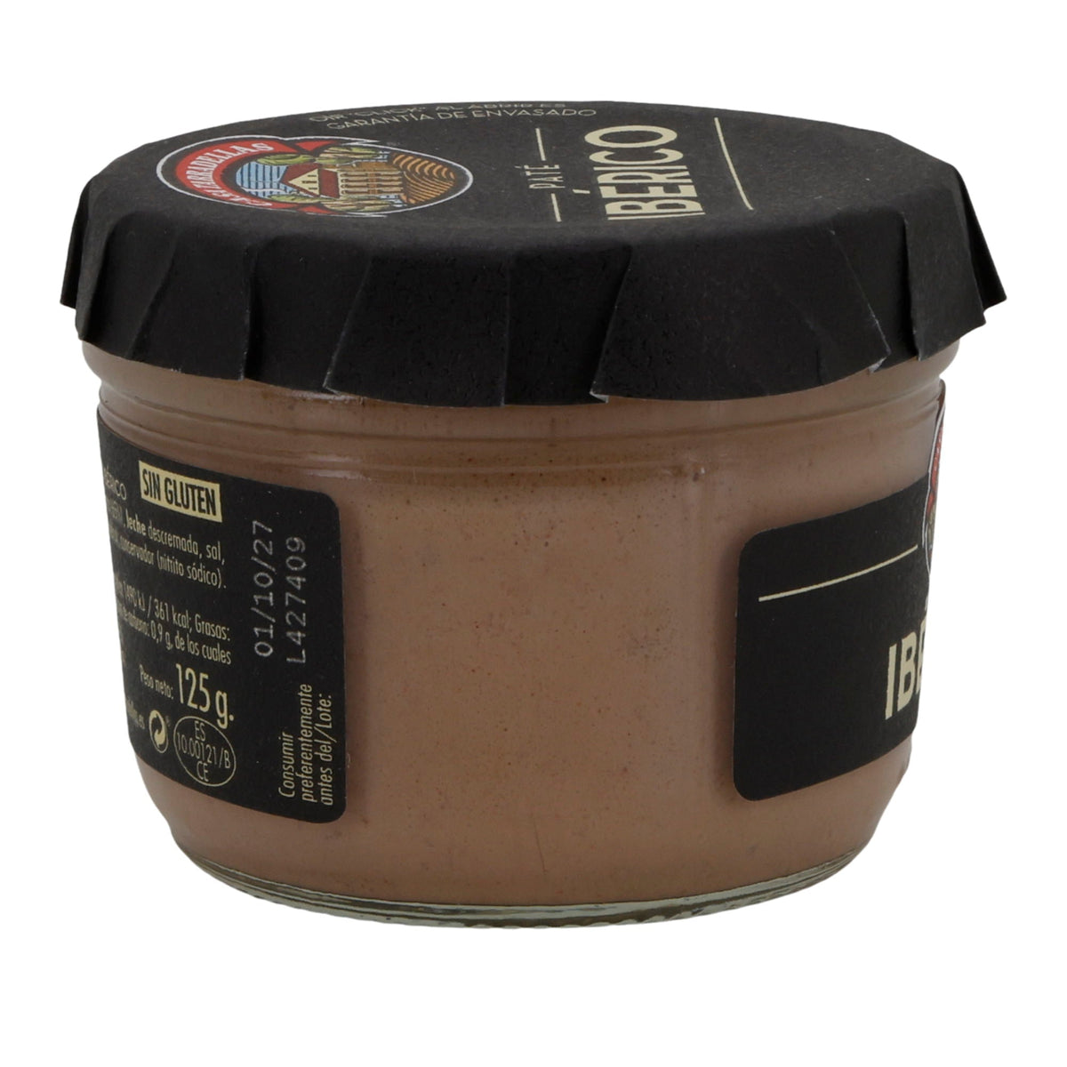 Brotaufstrich Casa Tarradellas | Paté Ibérico | Würziger Geschmack | 125g Glas Silca
