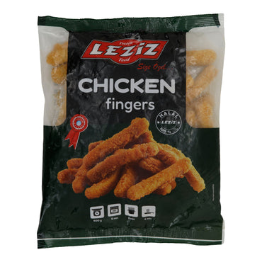 Chicken Fingers Leziz | Hähnchenstreifen | Knusprig, tiefgefroren | 600 g LEZIZ