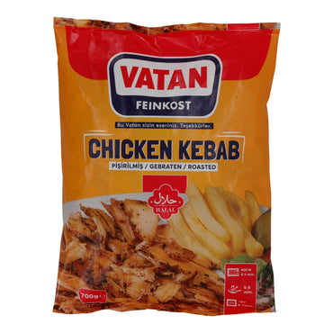 Chicken Kebab Vatan | Gebratener Hähnchenkebab | Tiefgefroren | 700 g VATAN