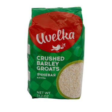 Crushed Barley Groats | Getreide | Zerstoßene Gerstenkörner | 600 g UVELKA