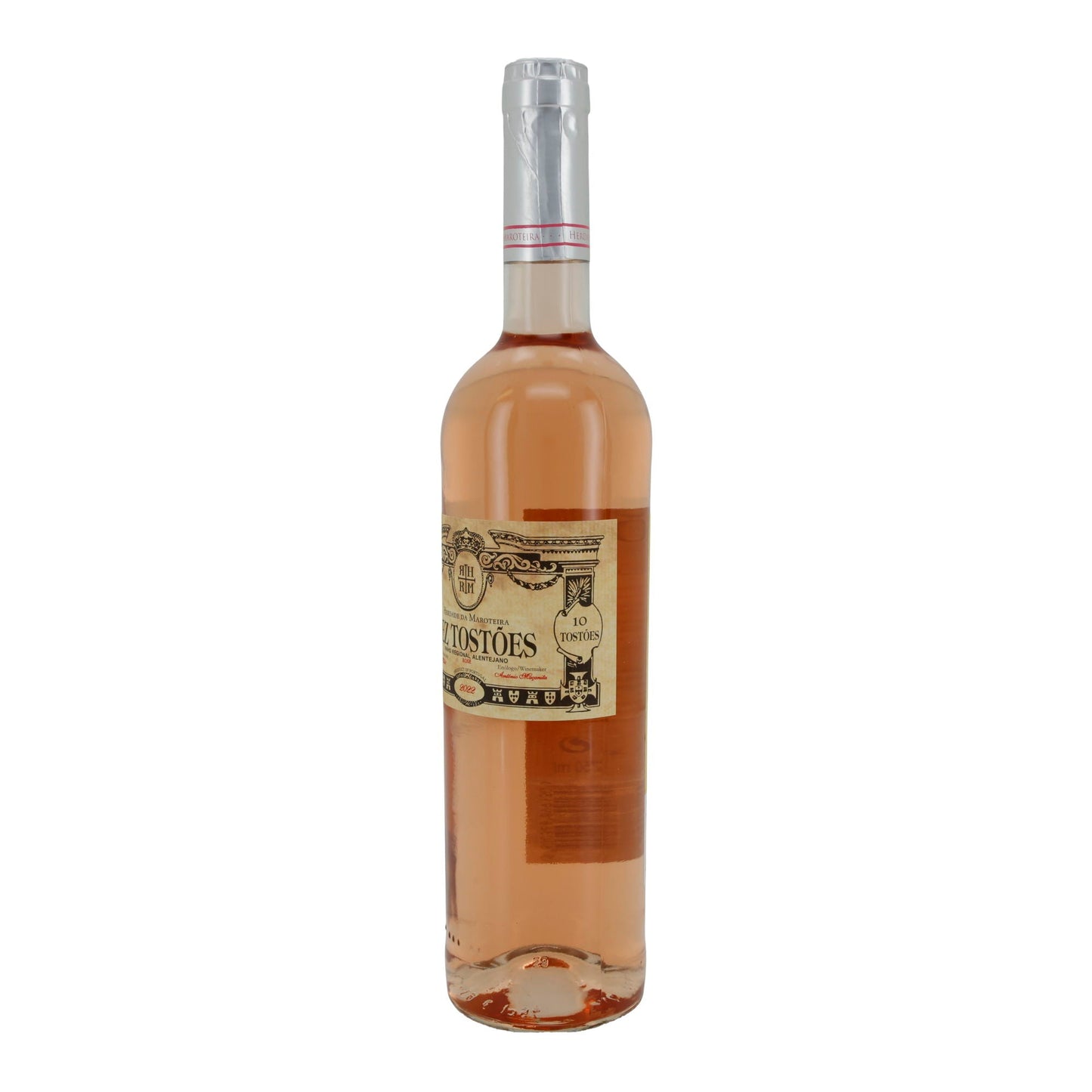 Dez Tostões Rosé 2022 | Vinho Regional Alentejano | Portugiesischer Roséwein | 750 ml | 13 % vol