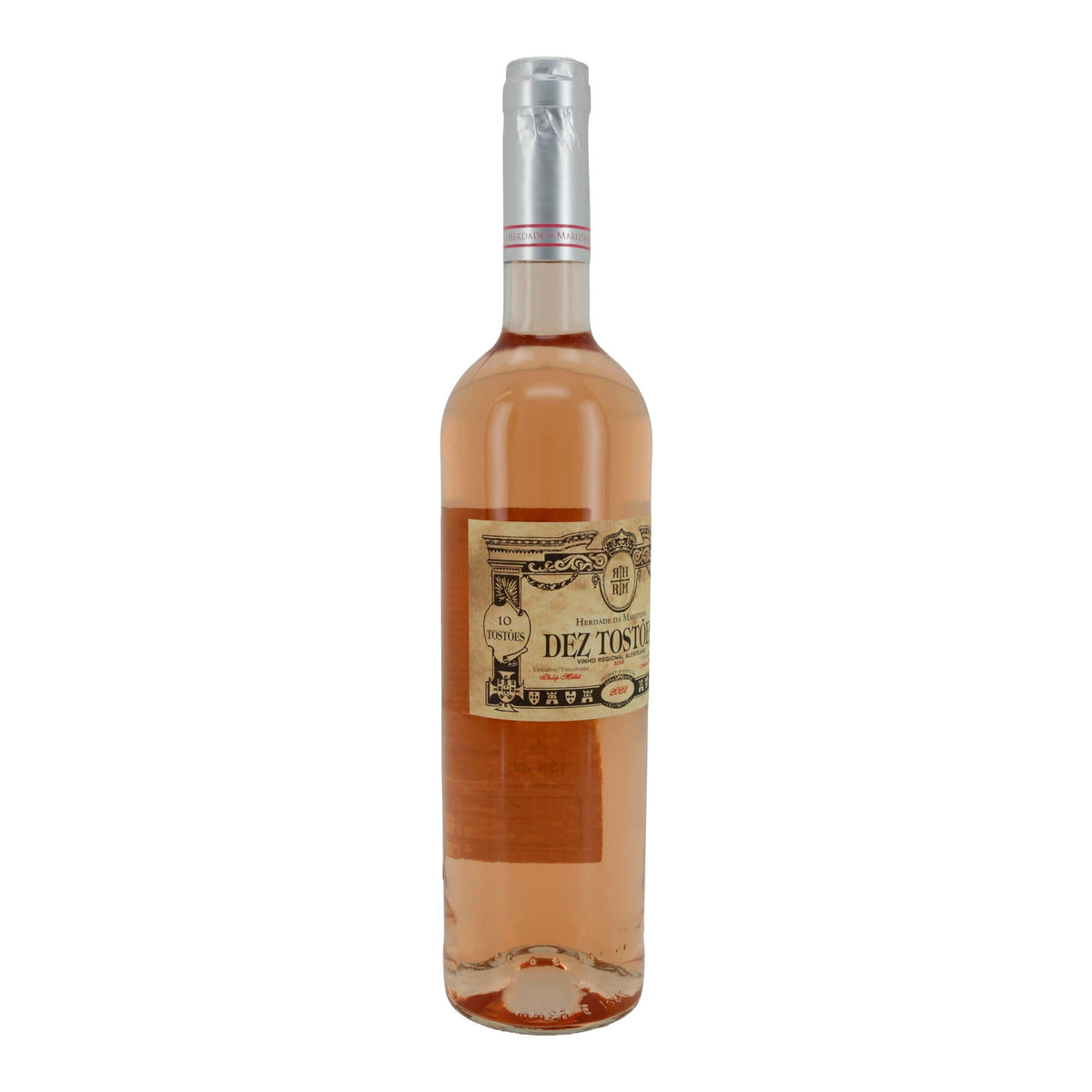 Dez Tostões Rosé 2022 | Vinho Regional Alentejano | Portugiesischer Roséwein | 750 ml | 13 % vol Herdade da Maroteira