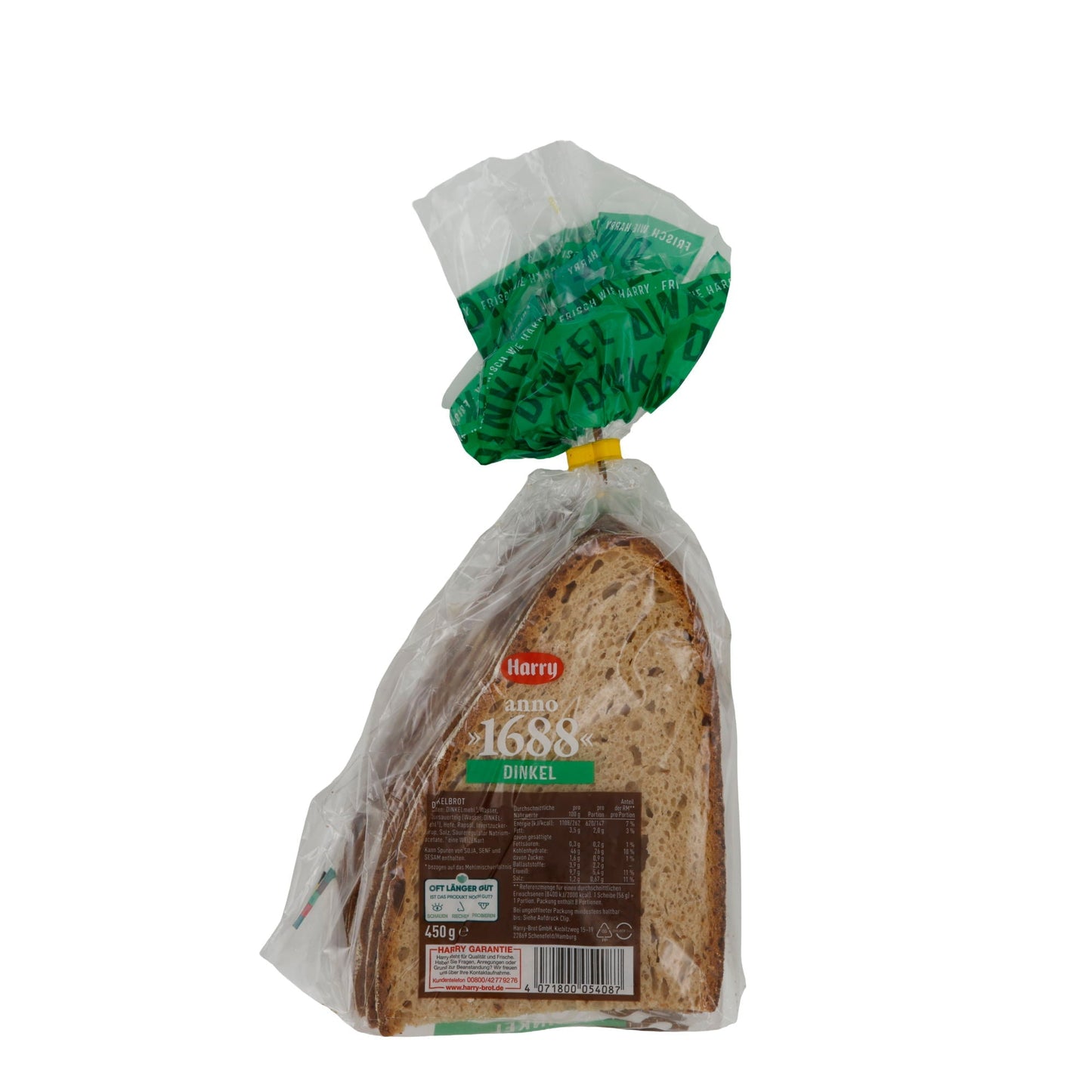 Dinkelbrot Harry Anno 1688 | Herzhaft | Traditionell | 450 g HARRY