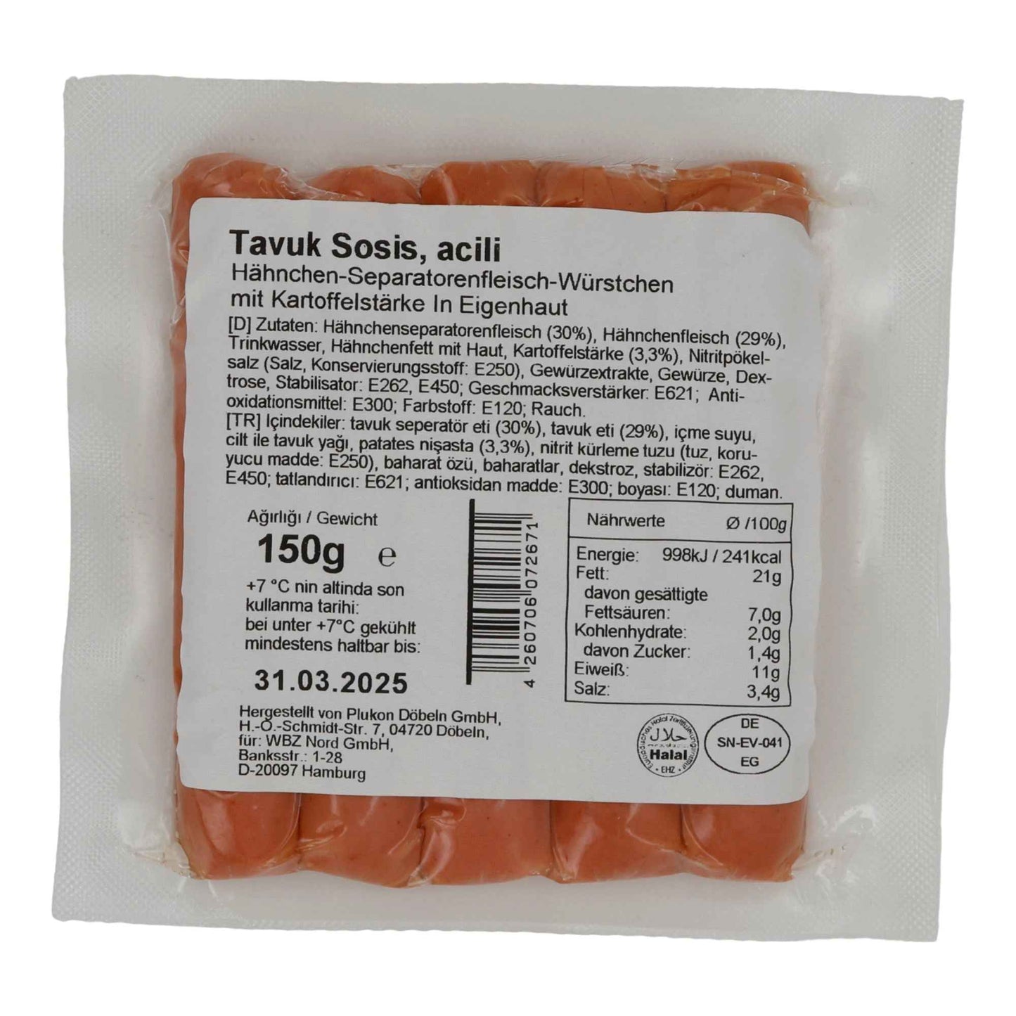 EFEZADE TAVUK SOSIS ACILI
