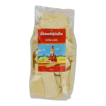 Eiernudeln | Eiernudelplatten extra lang | 500 g | mit 2 Frischeiern | kochfest & aromatisch LEIS