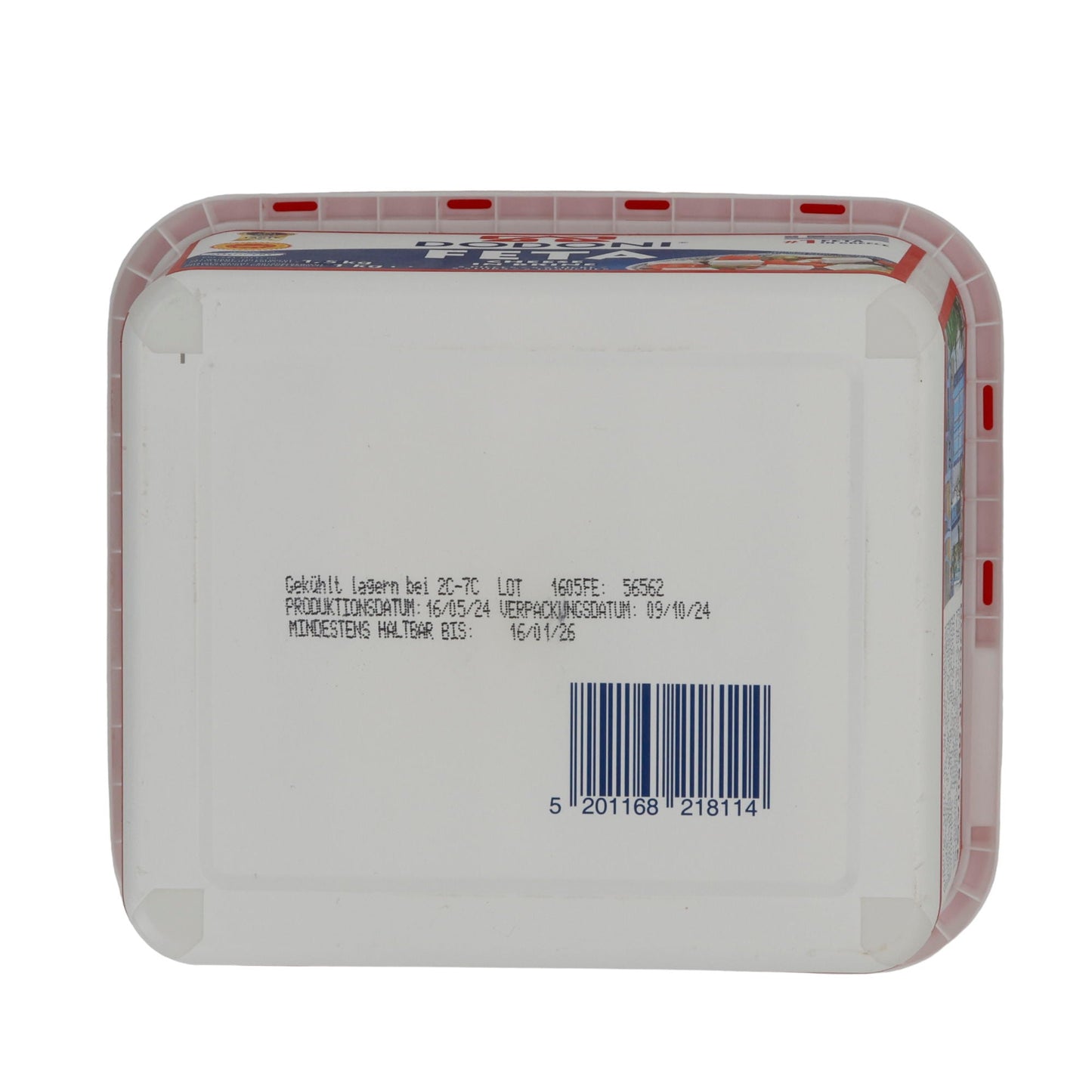 Fetakäse Dodoni Feta Käse | Käse | Premium griechischer Fetakäse in Salzlake g.U. | 1,5 kg