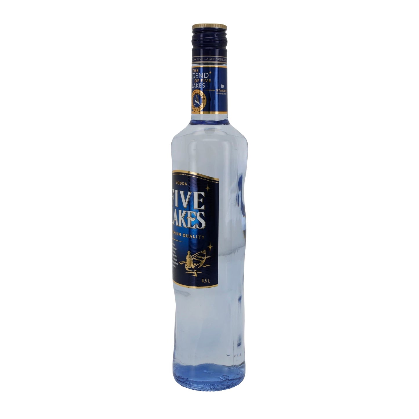 Five Lakes | Vodka Premium Quality | 40 % vol | 0,5 l Wodka