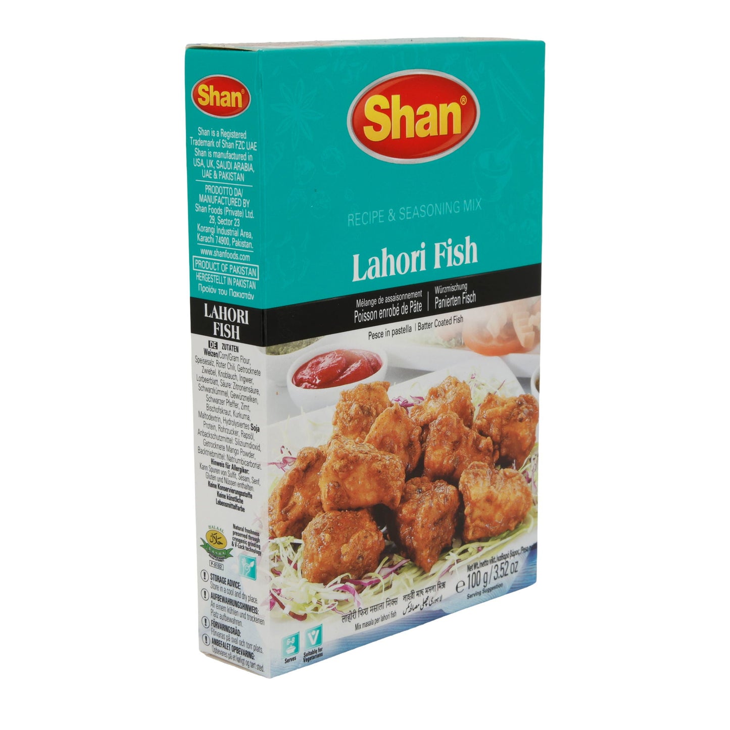 Kruidenmix Shan | Lahori Fish | Voor gepaneerde vis | 100 g
