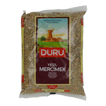 Grüne Linsen Duru Yeşil Mercimek | Hülsenfrüchte | aus Kanada | 1000 g DURU