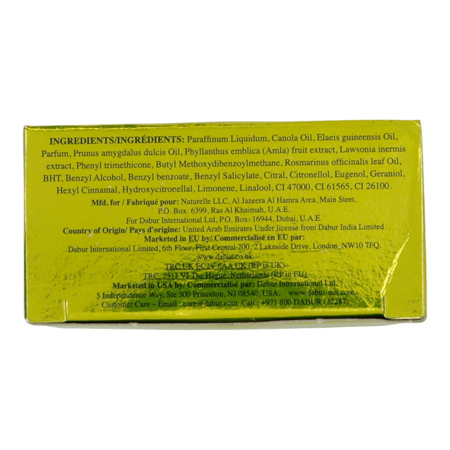 Olio per capelli Dabur Amla Gold Hair Oil | Olio per capelli | 200 ml