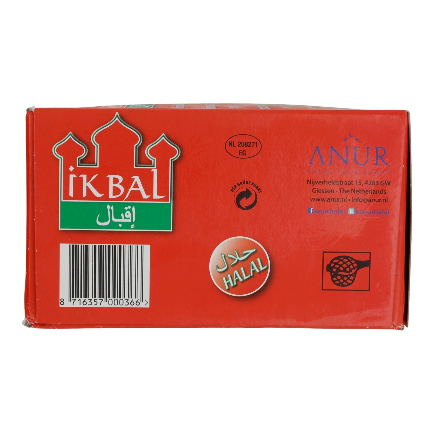Hähnchenbratrollen IKBAL | Halal Chicken Sausages | Tiefgefroren | 40 Stück (2400 g) IKBAL
