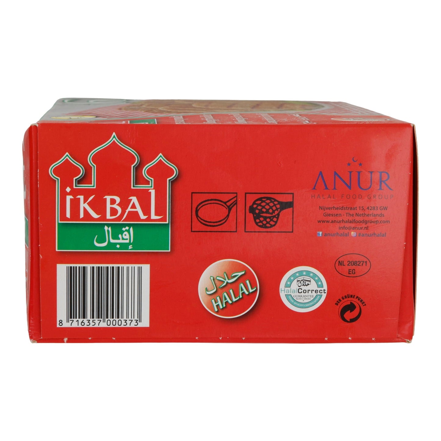 Hähnchenburger Ikbal | Holländisch, vorgegart | Tiefgefroren | 2160 g (36 Stück à 60 g) IKBAL