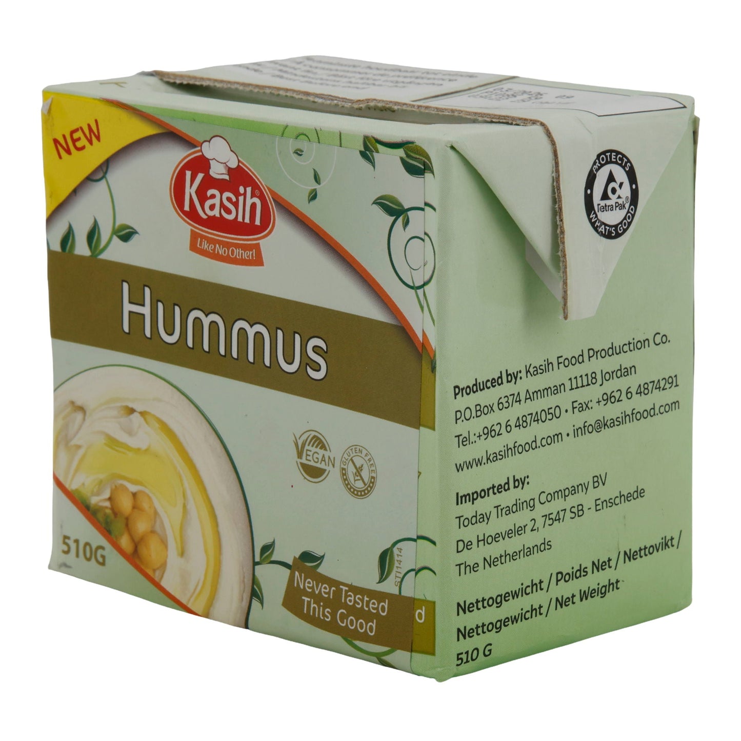 Hummus Kasih | Aufstrich | romig uit Jordanië | 510 g