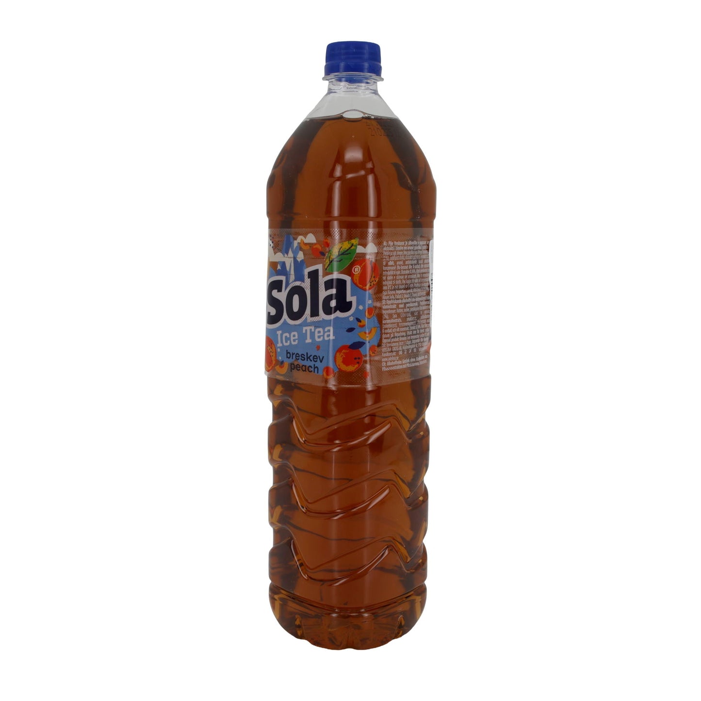 Ice Tea Sola | Pfirsich Eistee | Erfrischungsgetränk mit Schwarztee-Extrakt | 1500 ml SOLA