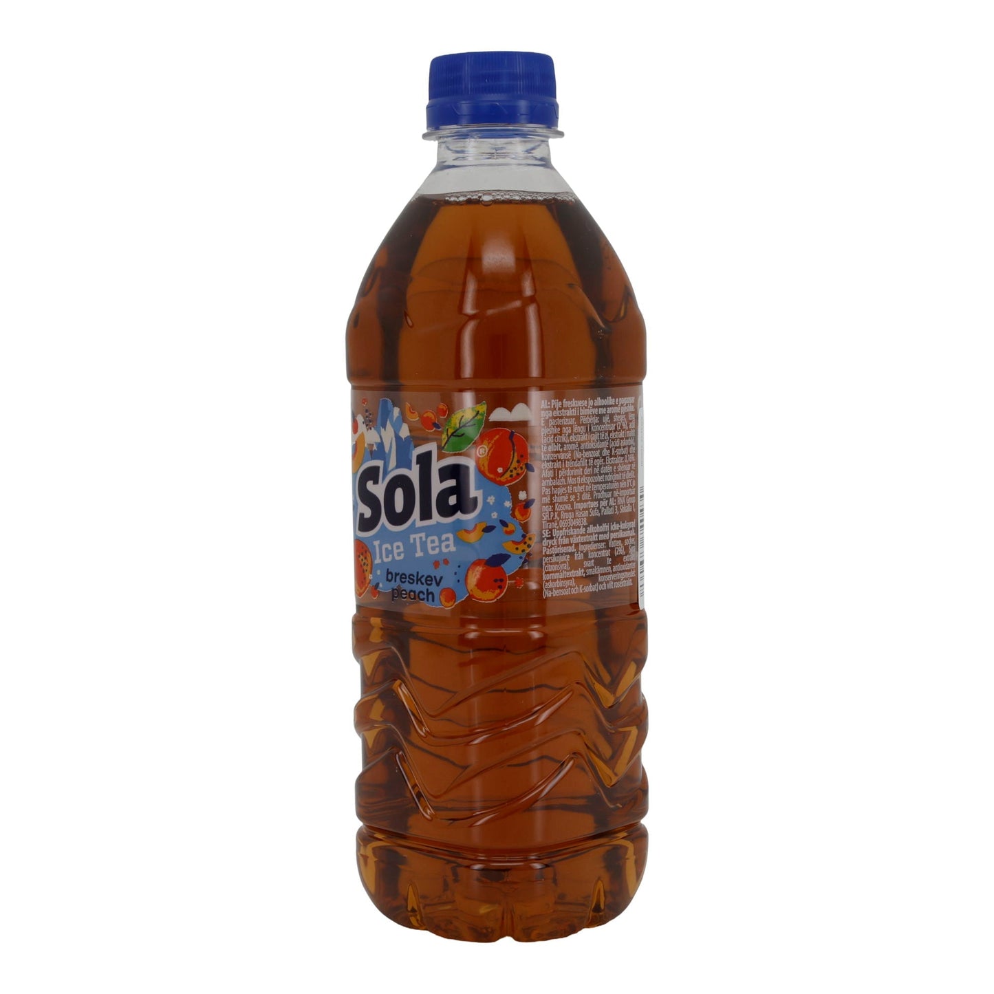 Ice Tea Sola | Pfirsich Eistee | Erfrischungsgetränk mit Schwarztee-Extrakt | 500 ml SOLA