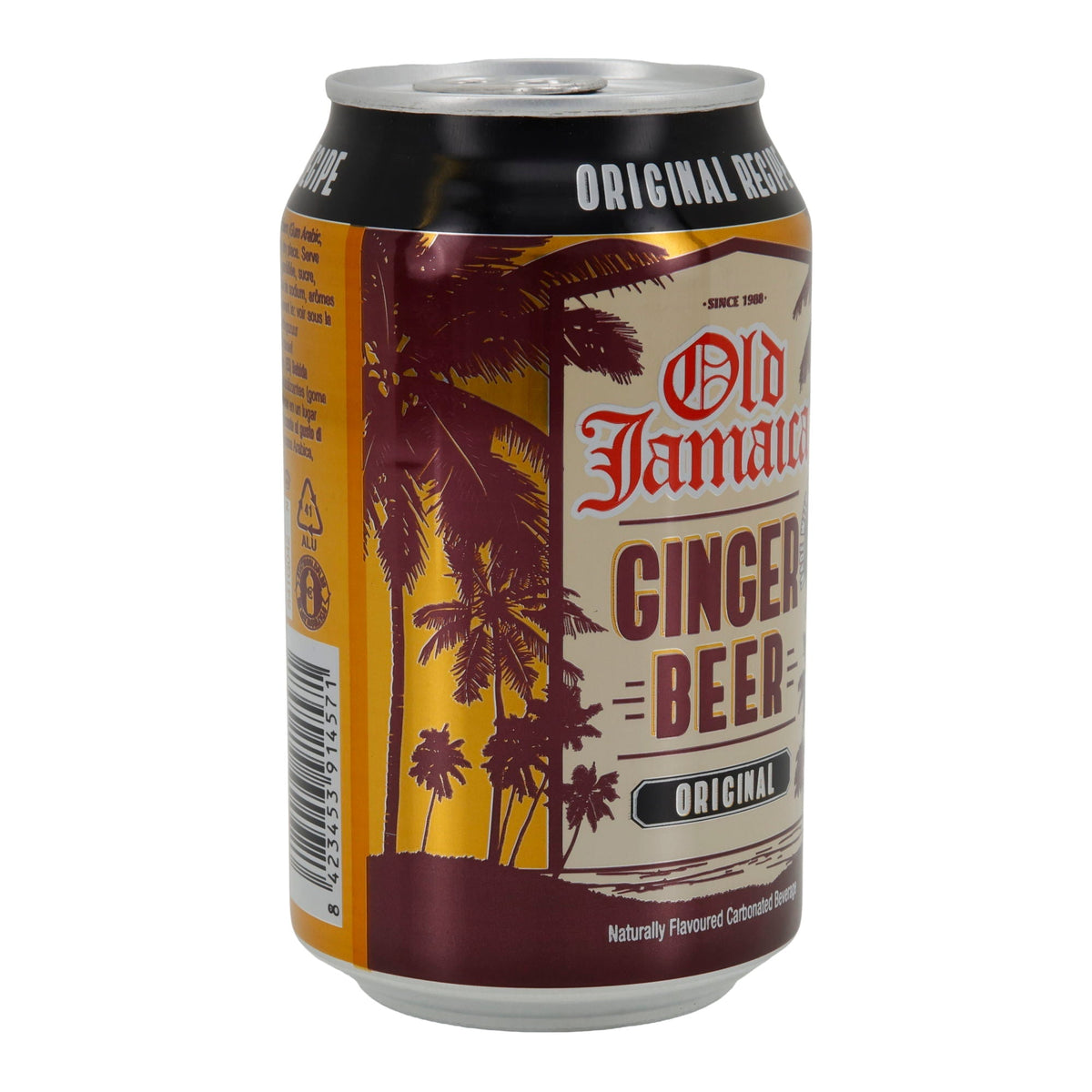 Ingwerbier Old Jamaica | Ginger Beer | erfrischend mit natürlichem Geschmack | 330 ml Dose OLD JAMAICA