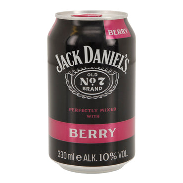 Jack Daniel’s | Whiskey & Berry | Longdrink mit Cranberry | 10 % vol | 330 ml Dose Jack Daniel`s