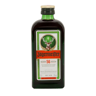 Jägermeister | Kräuterlikör | 56 Kräuter | 35 % vol | 100 ml Jägermeister