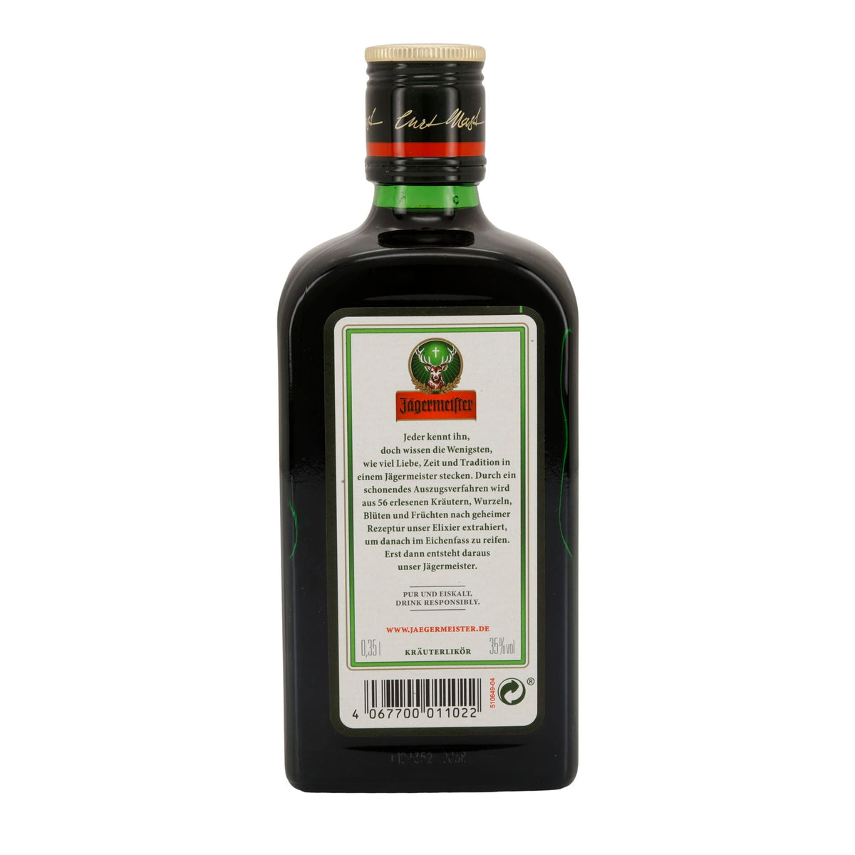 Jägermeister | Kräuterlikör | 56 Kräuter | 35 % vol | 350 ml Jägermeister