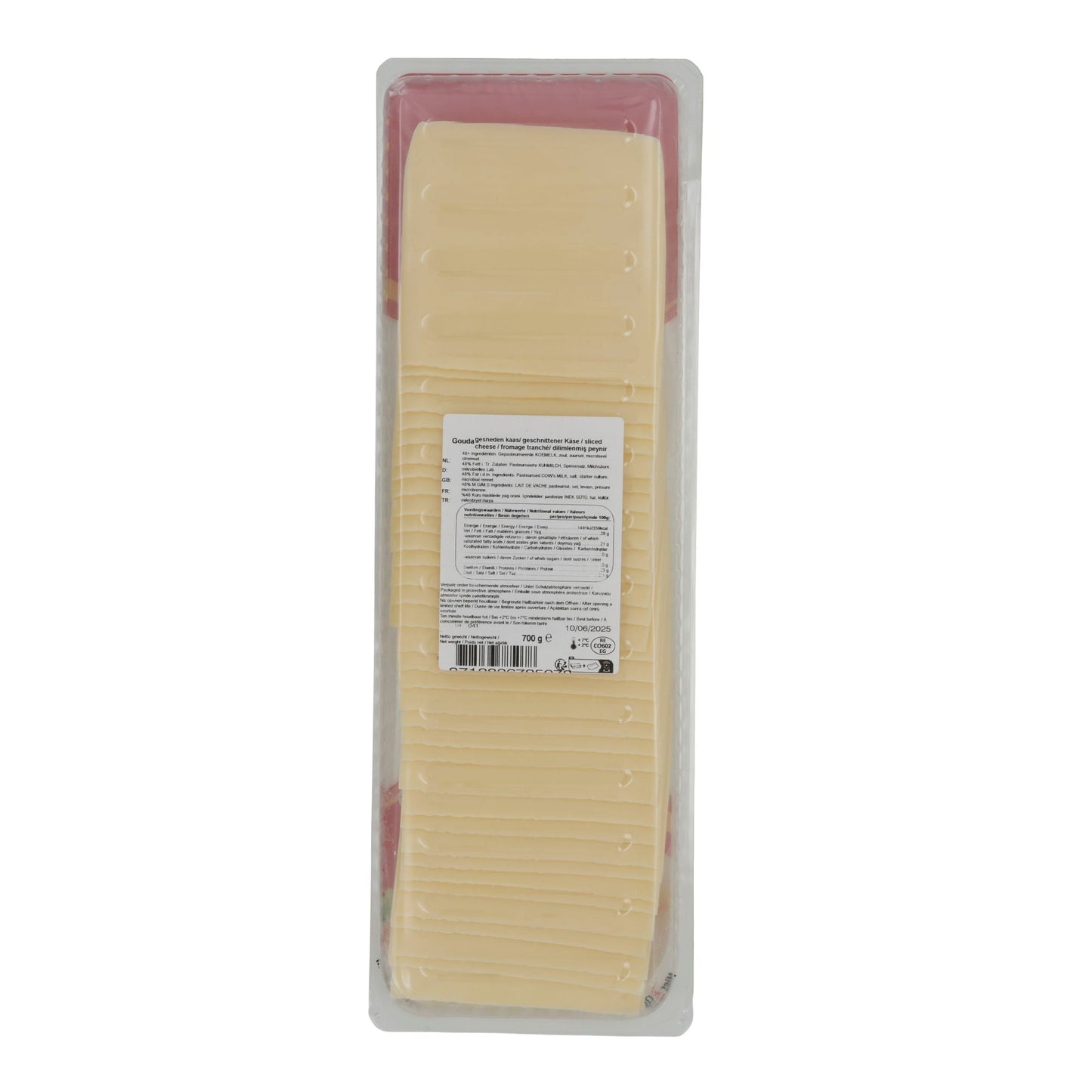 Käse Safak Gouda-Scheiben | Milder Schmelzkäse | Hitzestabil | 700 g Packung SAFAK