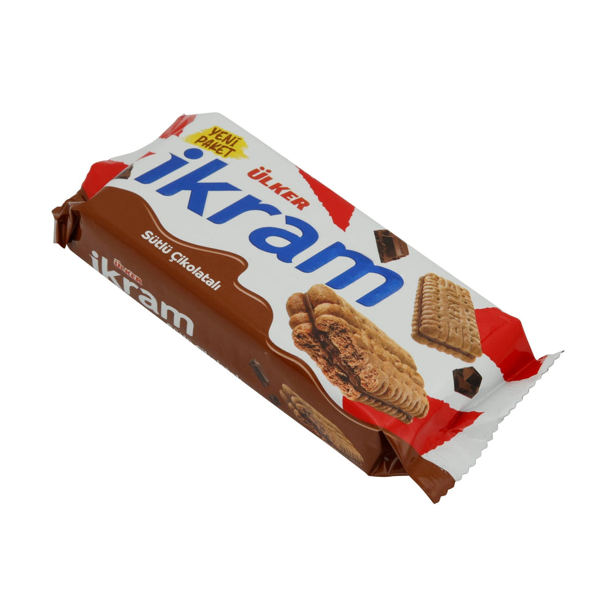 Kekse Ülker | İkram Schokokekse | Doppelkekse mit Milchschokolade | 84 g UELKER