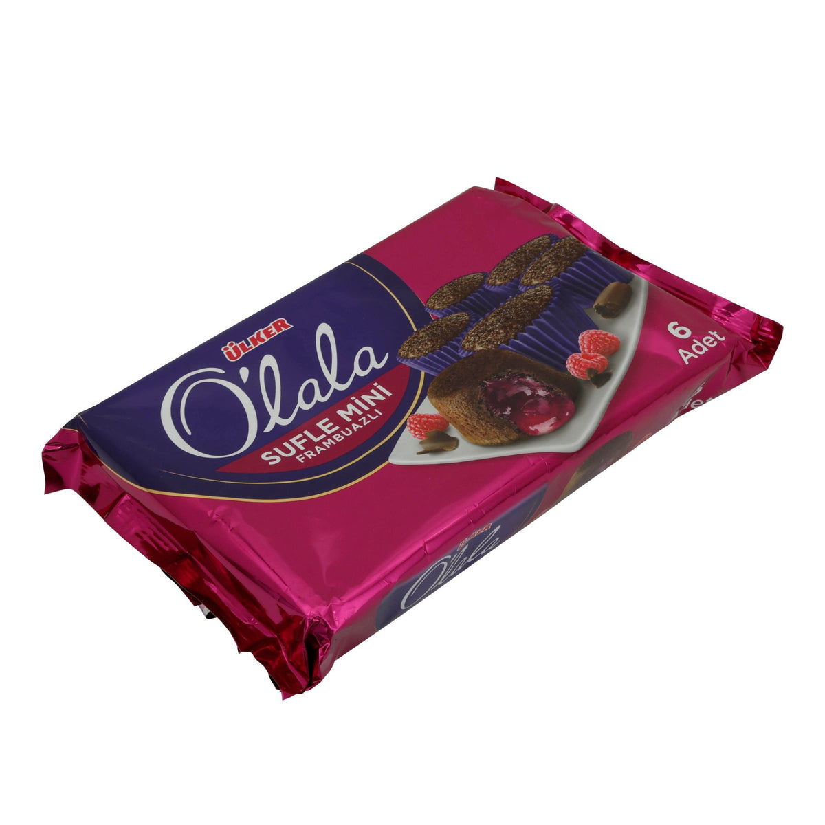 Kekse Ülker | Kekse | Olala Sufle Mini Himbeere | 162 g (6 Stück) UELKER