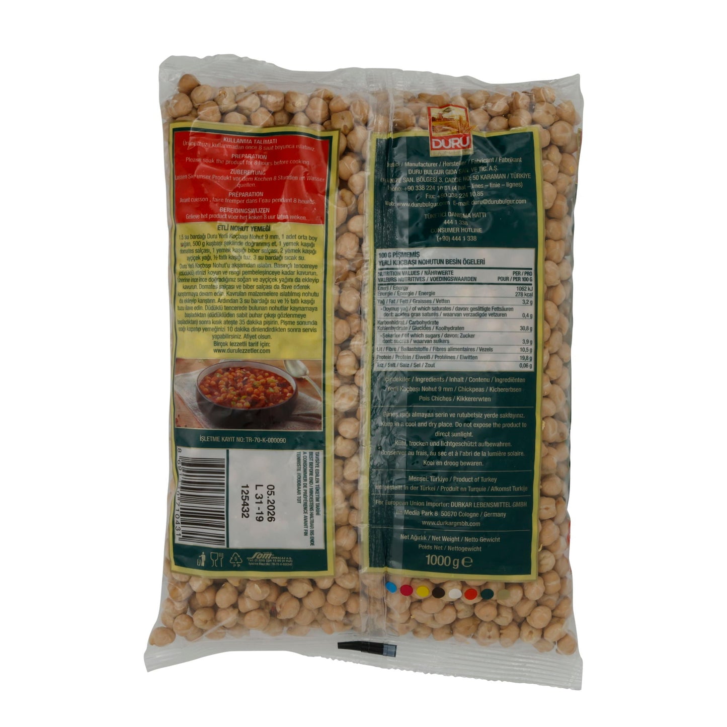 Ceci Duru | Legumi | Piatti versatili e saporiti | 1000 g