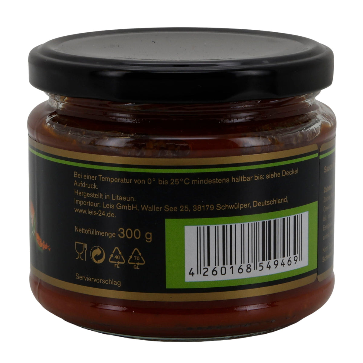Leis Adjika | süß-scharfe Würzsauce | mit Tomaten & Knoblauch | 300 g LEIS