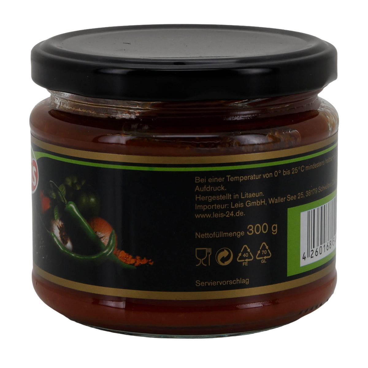 Leis Adjika | süß-scharfe Würzsauce | mit Tomaten & Knoblauch | 300 g LEIS