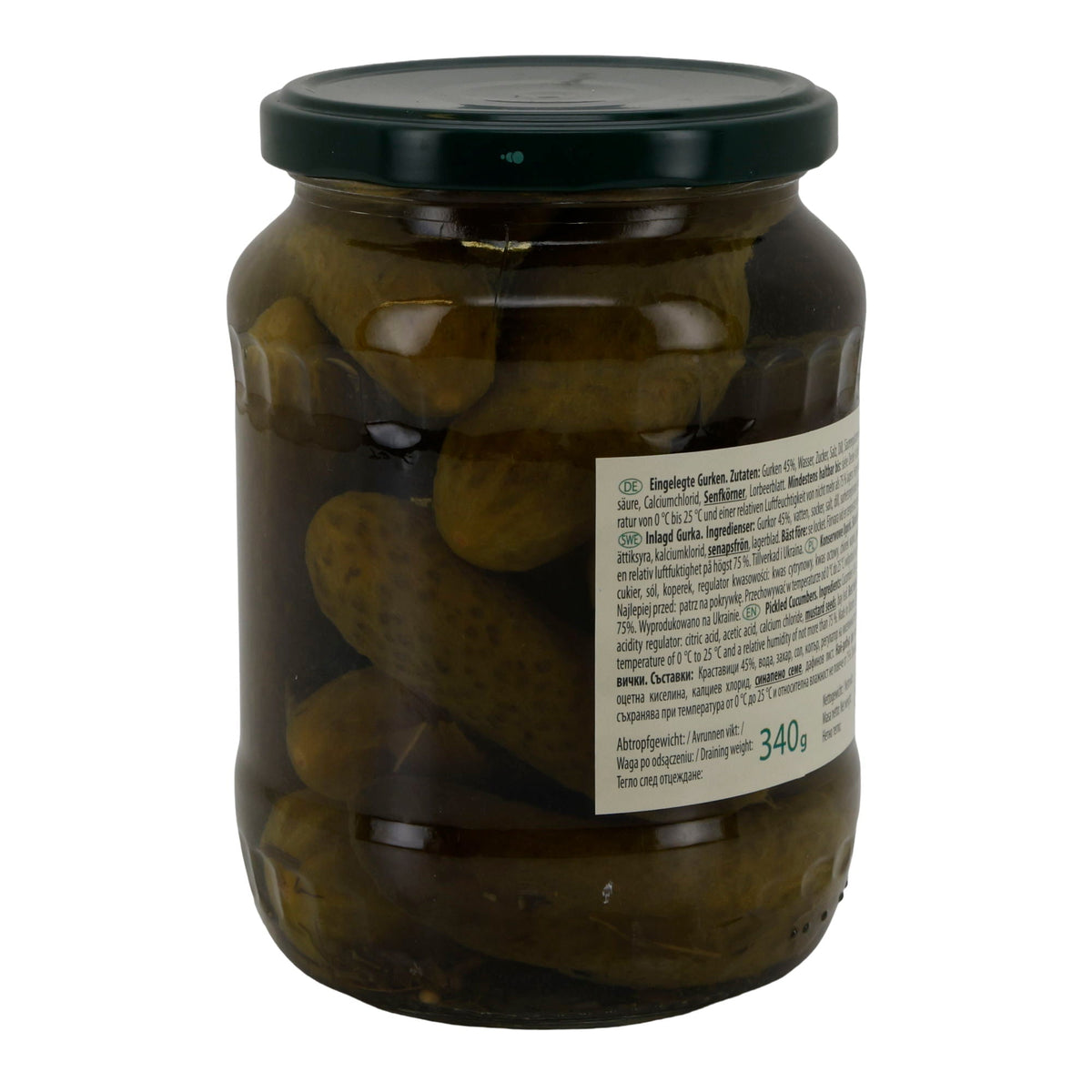 Leis Eingelegte Gurken | 6–9 cm | knackige Gewürzgurken mit Dill & Senfkörnern | 680 g LEIS