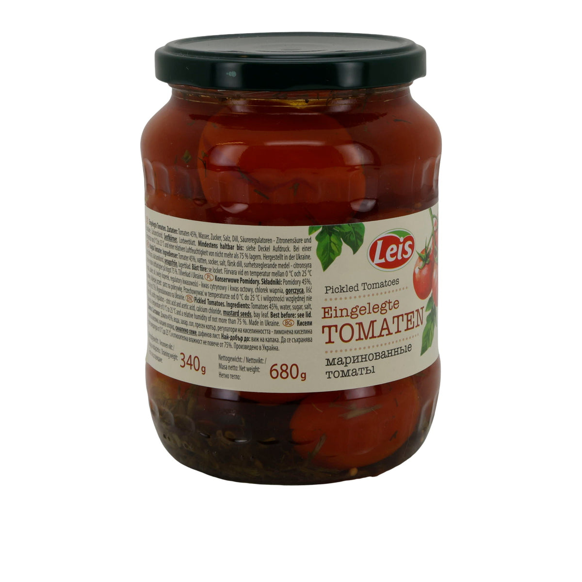 Leis | Eingelegte Tomaten | in Aufguss mit Dill & Gewürzen | 680 g LEIS