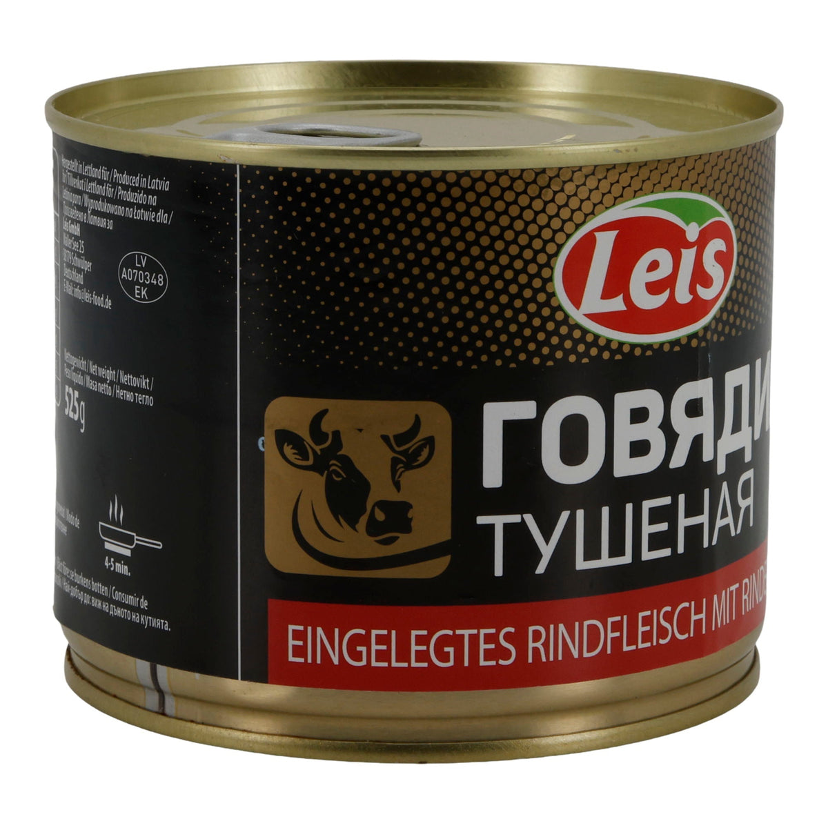 Leis Eingelegtes Rindfleisch mit Rinderherzen | 85 % Fleischanteil | 525 g LEIS