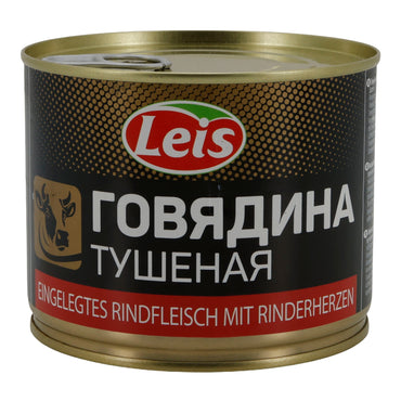Leis Eingelegtes Rindfleisch mit Rinderherzen | 85 % Fleischanteil | 525 g LEIS