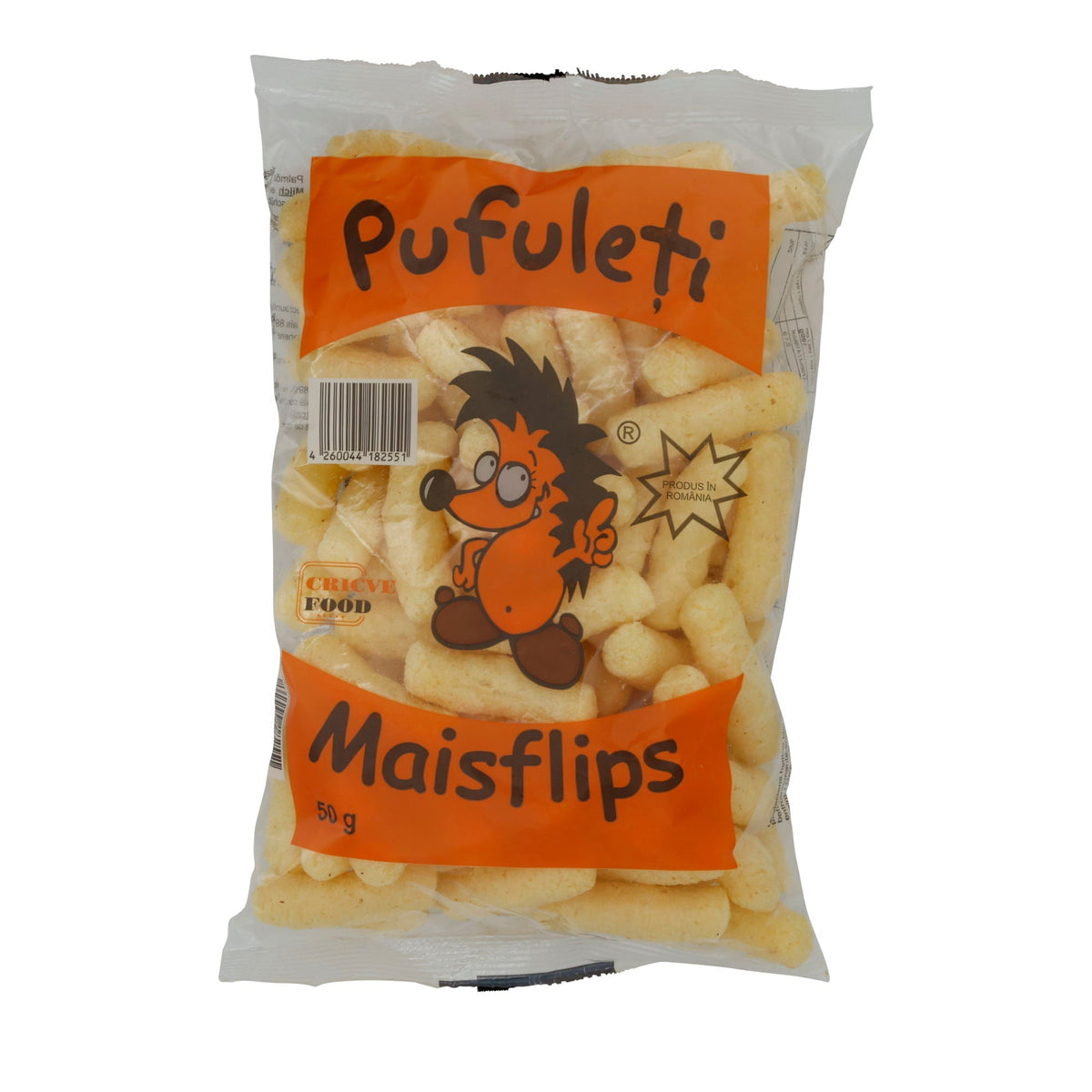 Maisflips Pufuleti | Snack | Luftig, Snack aus Rumänien | 50 g CRICVE FOOD
