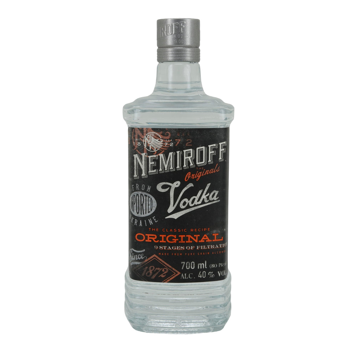 Nemiroff Vodka Original | Alkohol | ukrainischer Premium-Wodka | 0,7 l Flasche Nemiroff