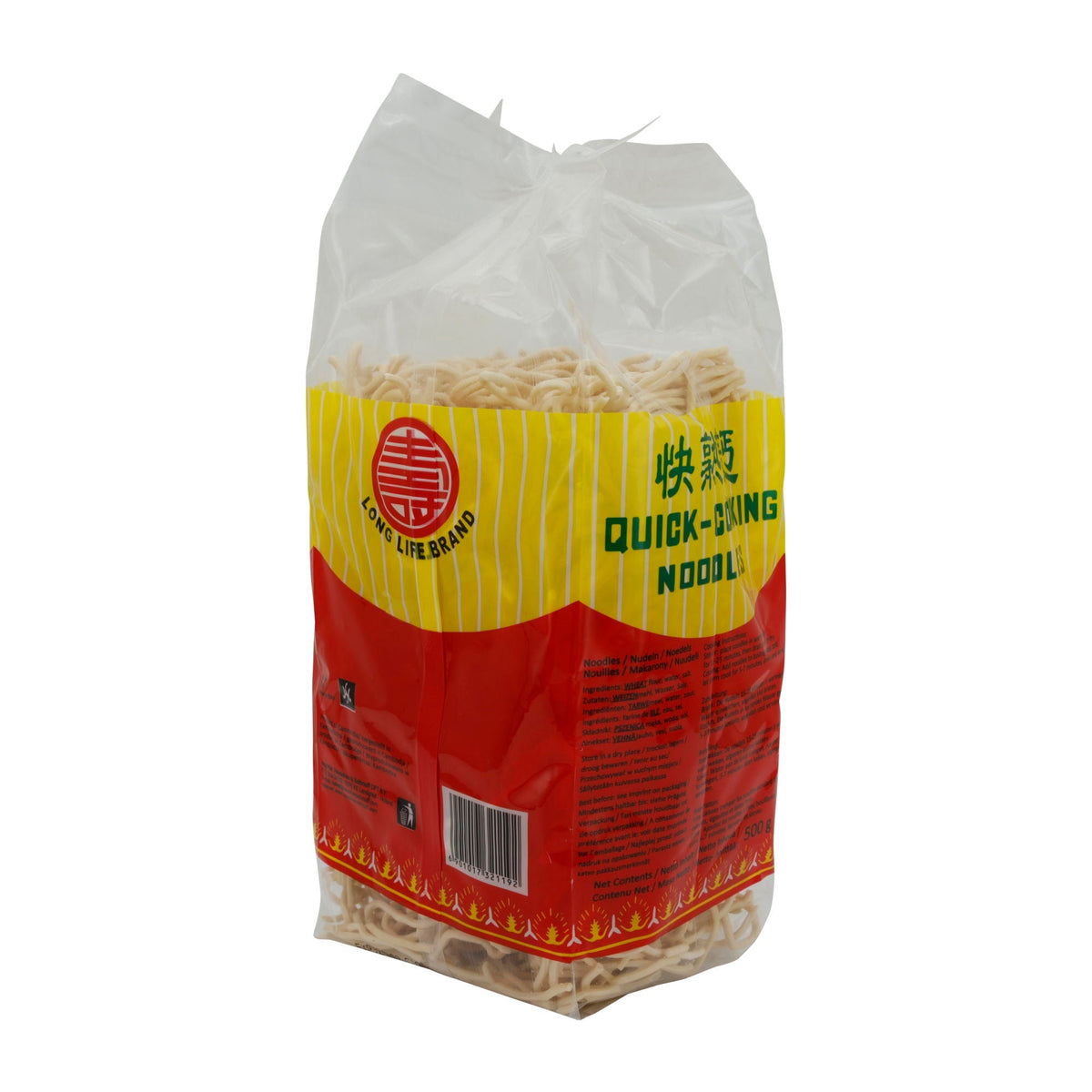 Nudeln Long Life Brand | Quick-Cooking | Traditionelle asiatische Eiernudeln | 500 g LONGLIFE