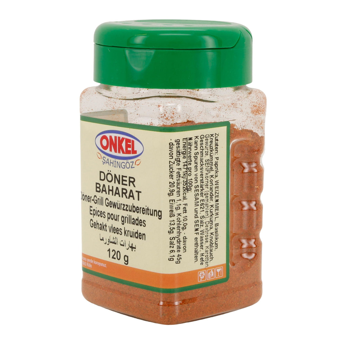 ONKEL Şahingöz | Döner Baharat – Döner-Grill Gewürzzubereitung | würzig & aromatisch | 120 g ONKEL GEWUERZE