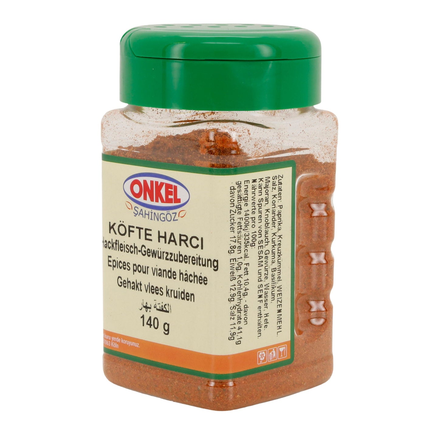 ONKEL Şahingöz | Köfte Harcı – Hackfleisch-Gewürzzubereitung | herzhaft & würzig | 140 g