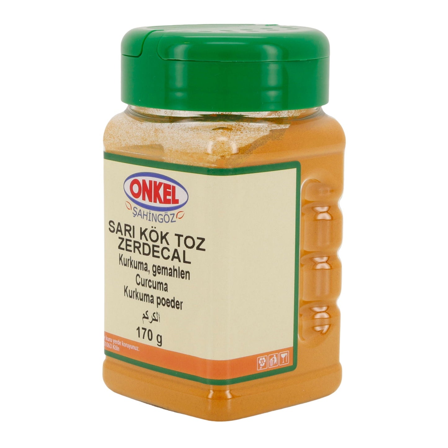 ONKEL Şahingöz | Kurkuma, gemahlen | intensiv gelb & aromatisch | 170 g ONKEL