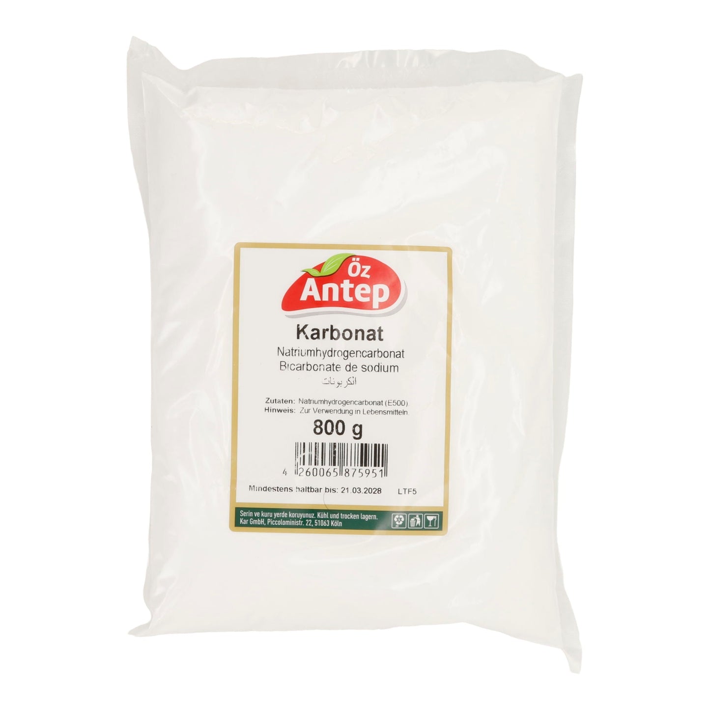Öz Antep | Karbonat | Natriumhydrogencarbonat (E500) | 800 g - Taste Your World