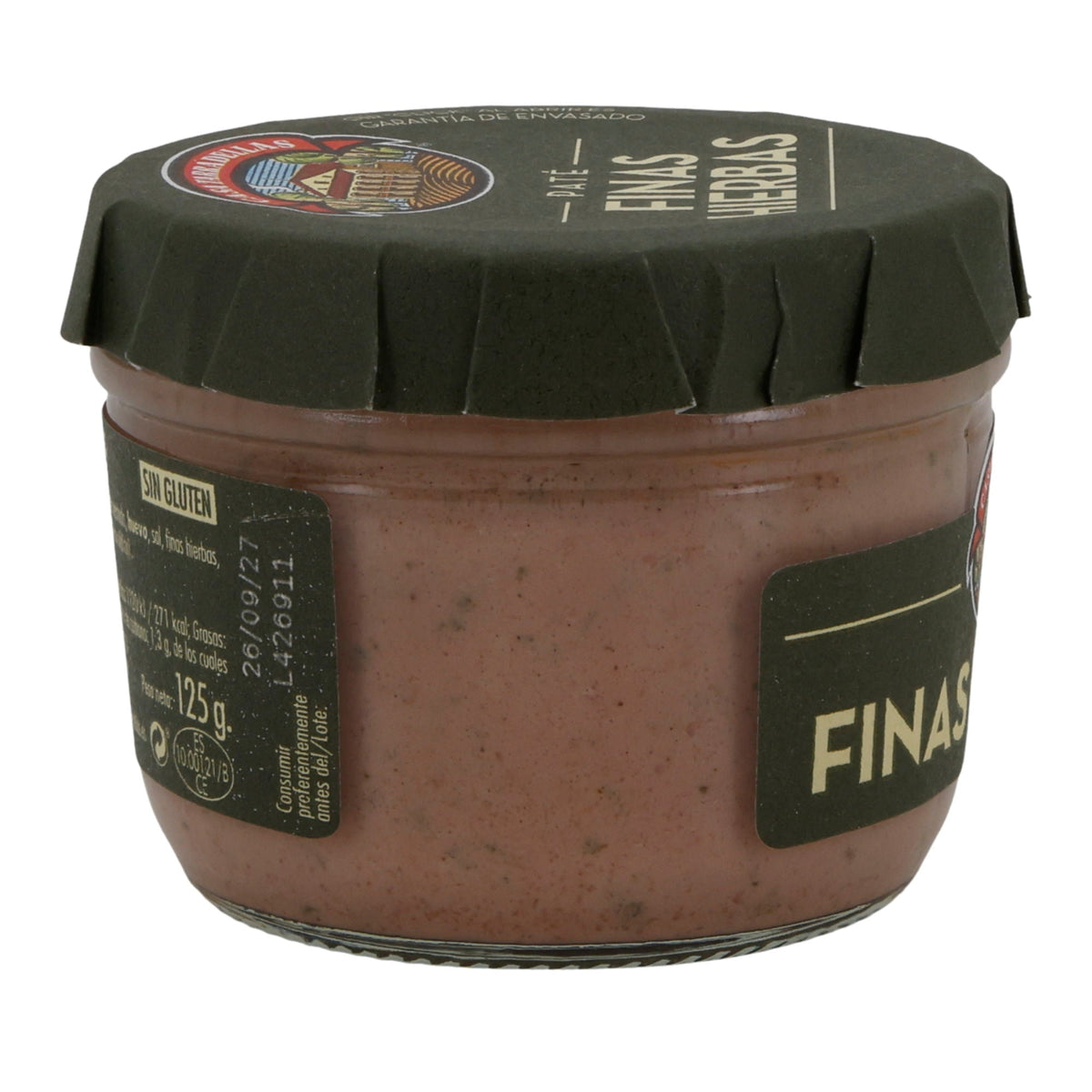 Paté Casa Tarradellas | Finas Hierbas | Schweineleberpastete mit feinen Kräutern | 125 g Silca