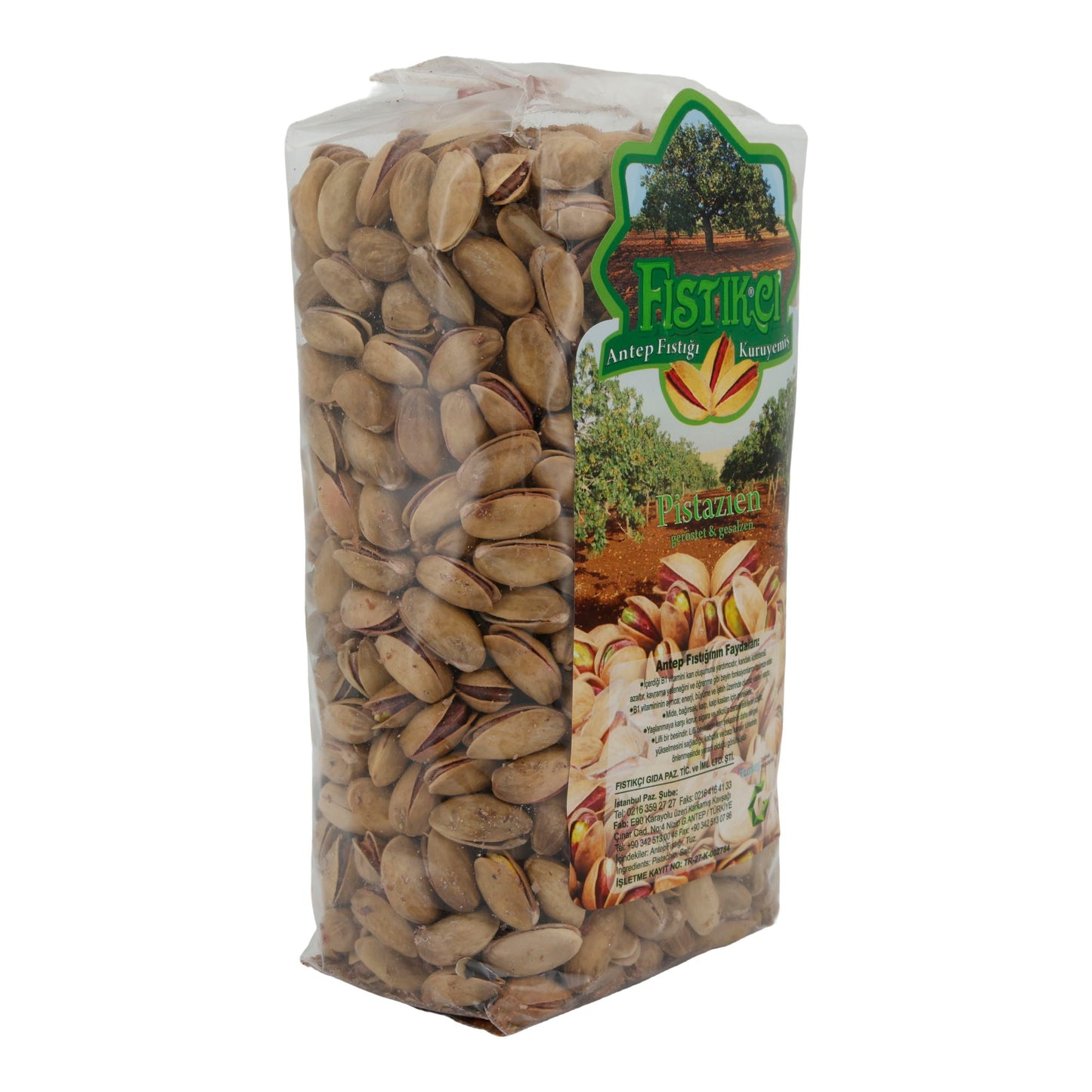 Pistacchi Fıstıkçı | Tostati e salati | Pistacchi di Antep | 800 g