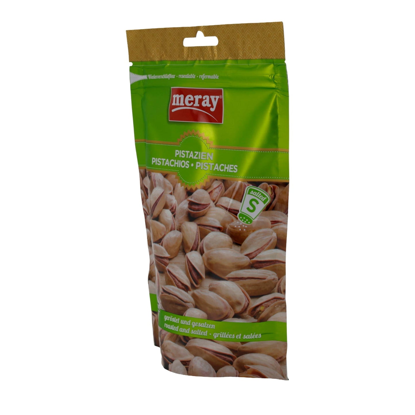 Pistazien Meray | geröstet & gesalzen | Premiumqualität | 150 g Beutel